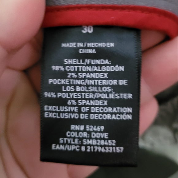 SWISS TECH | khaki stretch denim shorts - Picture 7 of 8